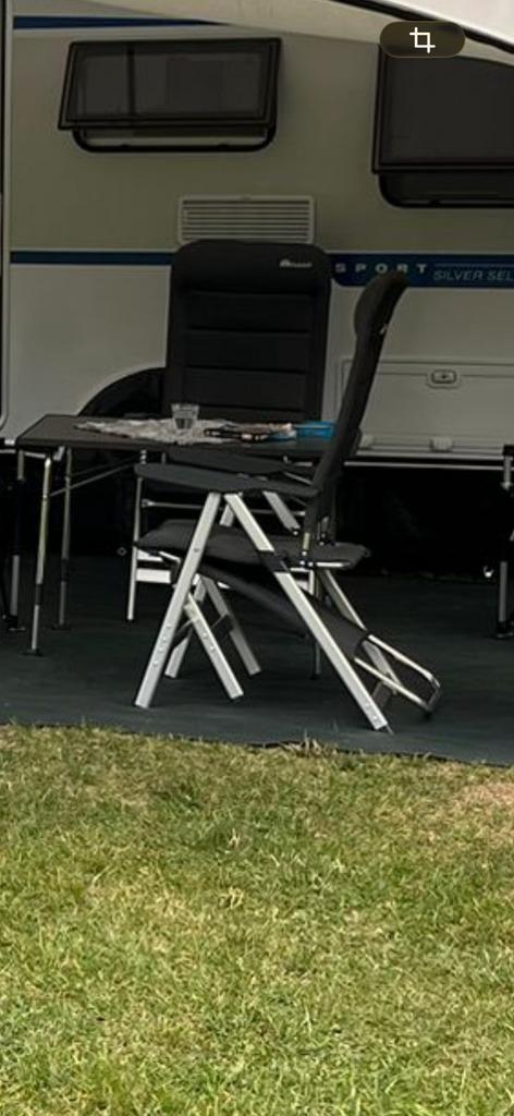 Dukdalf voetensteun fortissimo, Ophalen of Verzenden, Zo goed als nieuw, Campingstoel