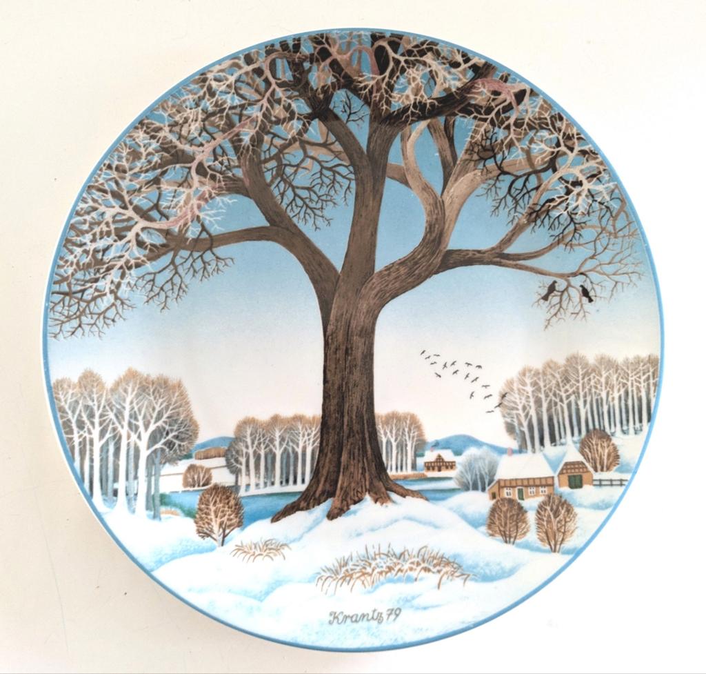 Wandbord: Schirnding Bavaria.
Jaargetijde: winter, Antiek en Kunst, Ophalen of Verzenden