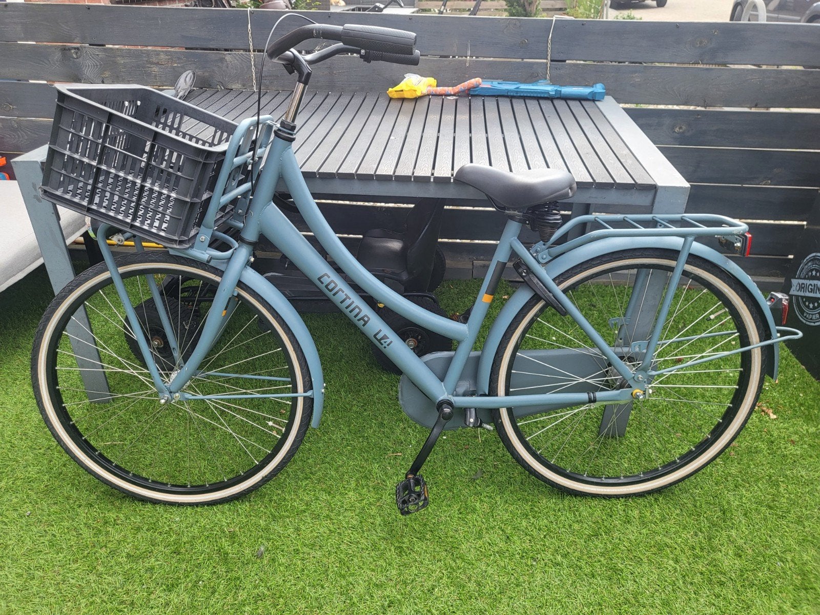 Cortina U4 Transportfiets - Damesfiets met voordrager, Overige merken, Terugtraprem, Ophalen of Verzenden, 50 tot 53 cm