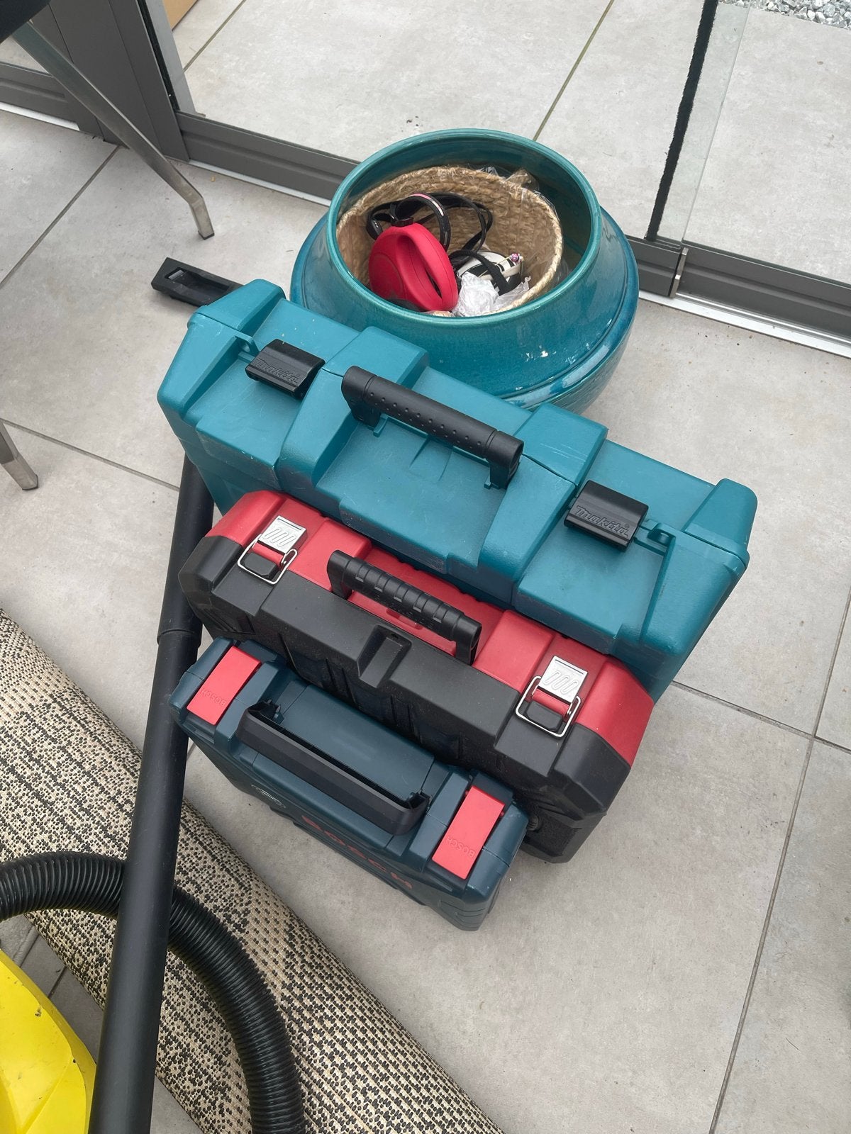 Lege gereedschapskoffers Bosch, Parkside, Makita, Ophalen of Verzenden, Gebruikt, Gereedschapsopslag, Bosch