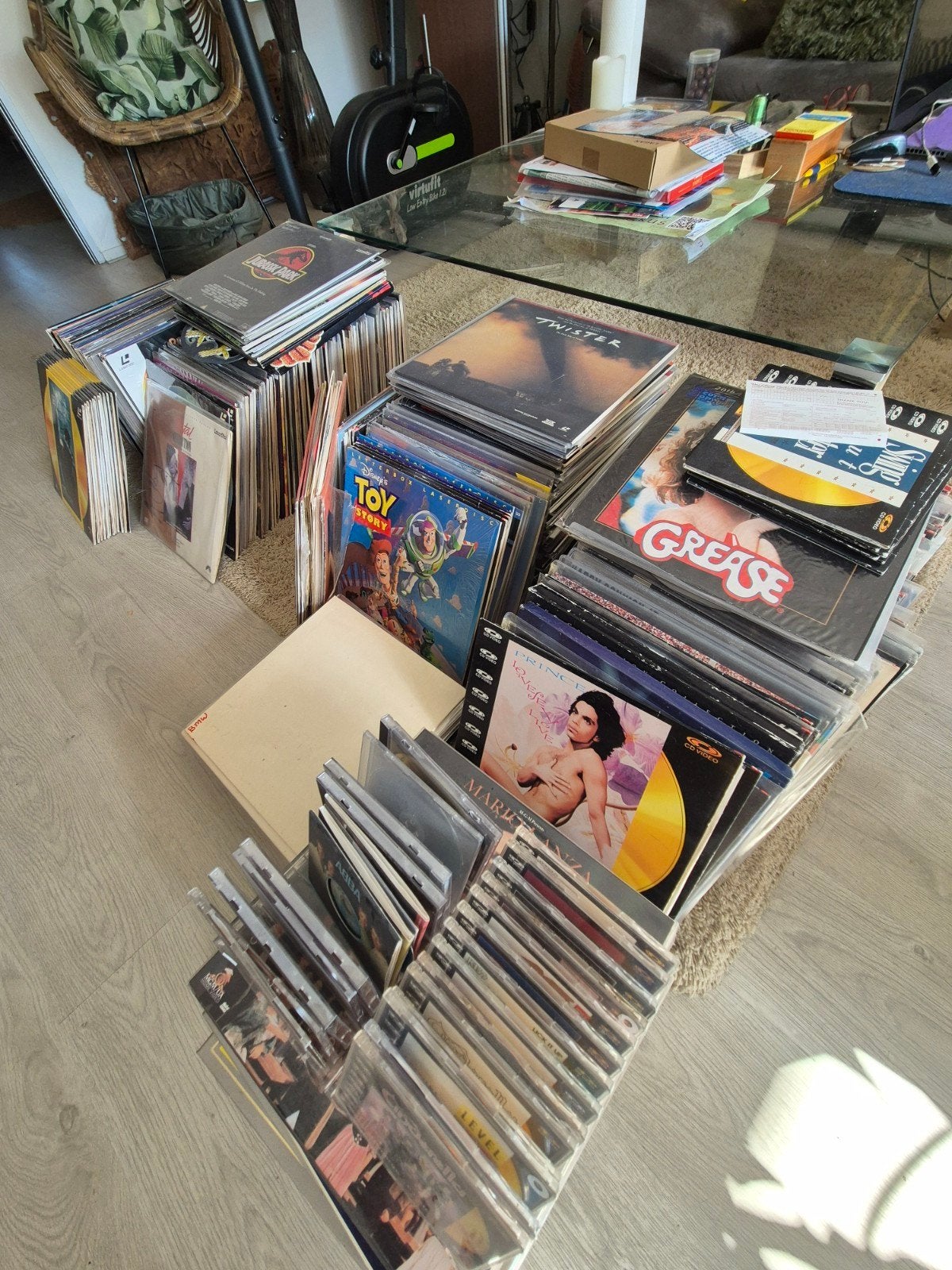 Grote collectie Laserdiscs., Ophalen, Gebruikt, Overige typen