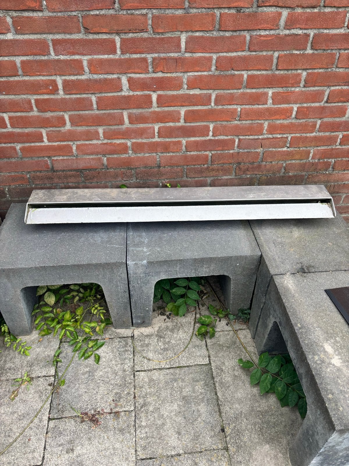 RVS Waterval 120cm voor vijver of zwembad, Ophalen, Gebruikt