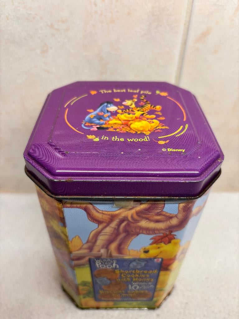 Blikken Koek Trommel Winnie The Pooh (2), Antiek en Kunst, Ophalen of Verzenden
