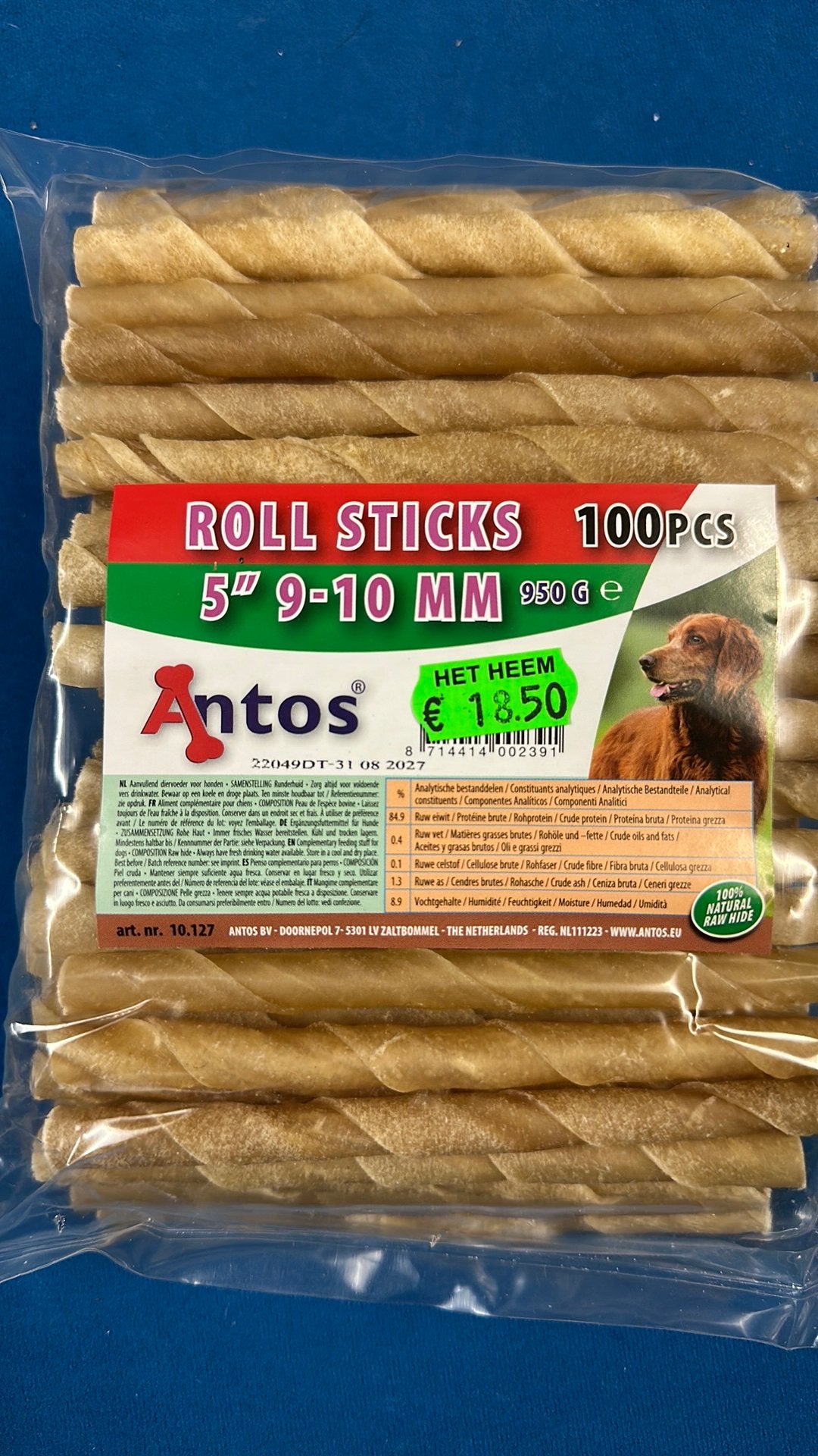 Buffelhuid rollsticks, Ophalen of Verzenden, Hond
