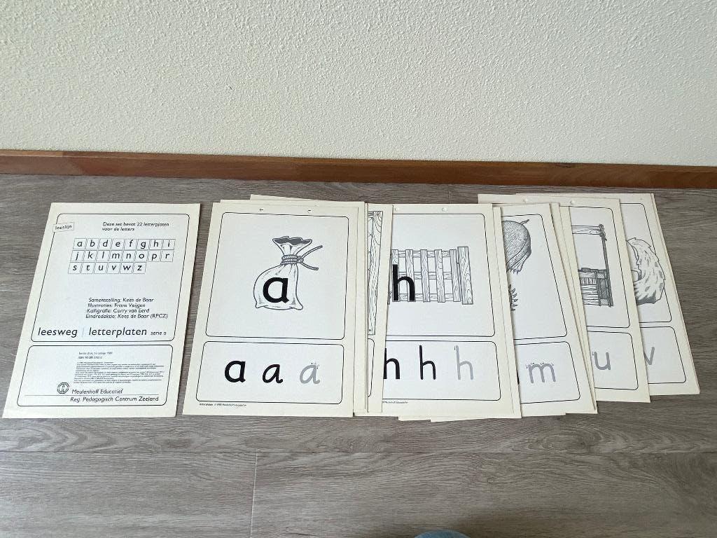 Letterkaarten, Kinderen en Baby's, Speelgoed | Educatief en Creatief, Gebruikt, Ophalen of Verzenden