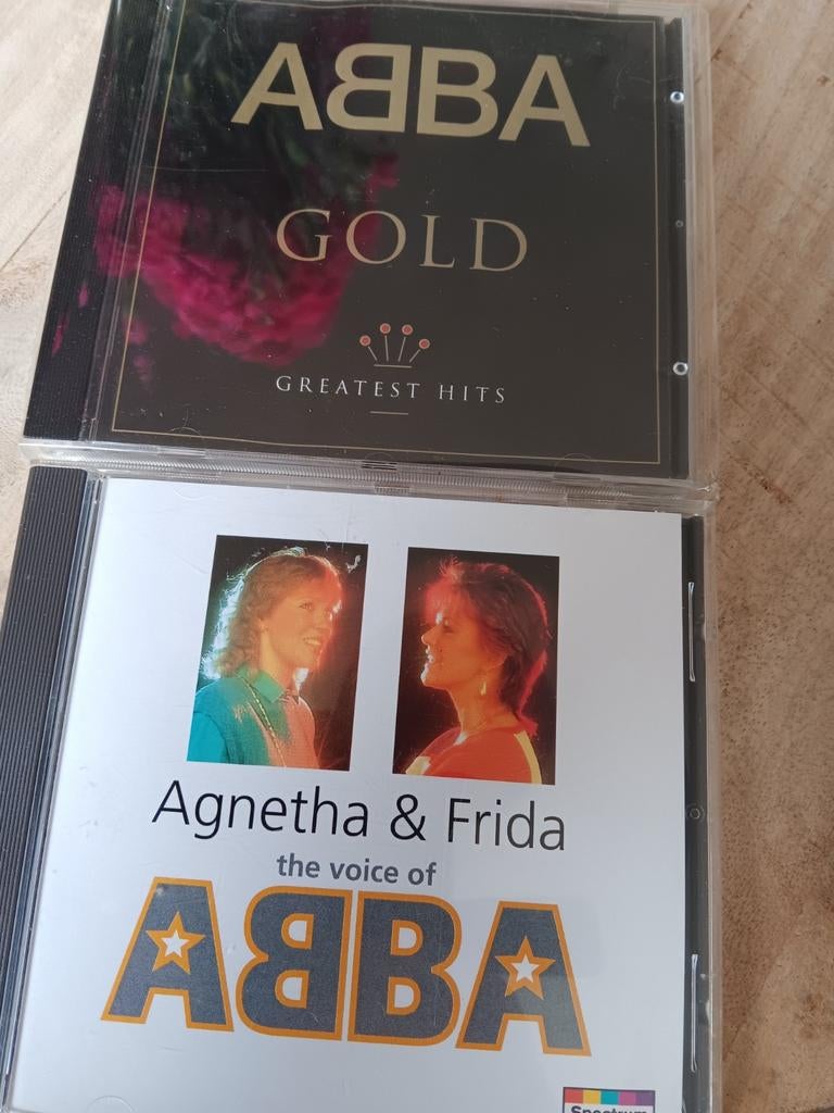 ABBA CD's: Gold Greatest Hits & The Voice of Agnetha & Frida, Ophalen of Verzenden, Gebruikt