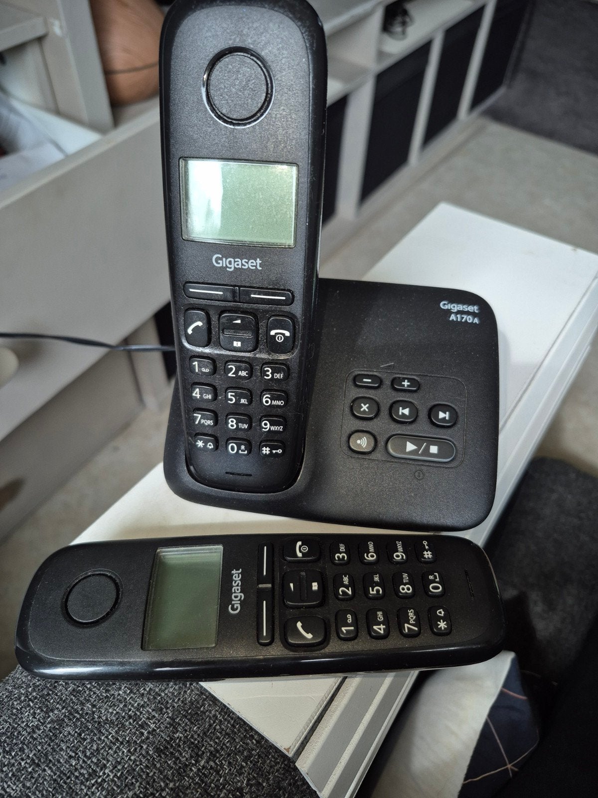 Gigaset A170A draadloze DECT telefoon met antwoordapparaat, Ophalen of Verzenden, Gebruikt, 2 handsets