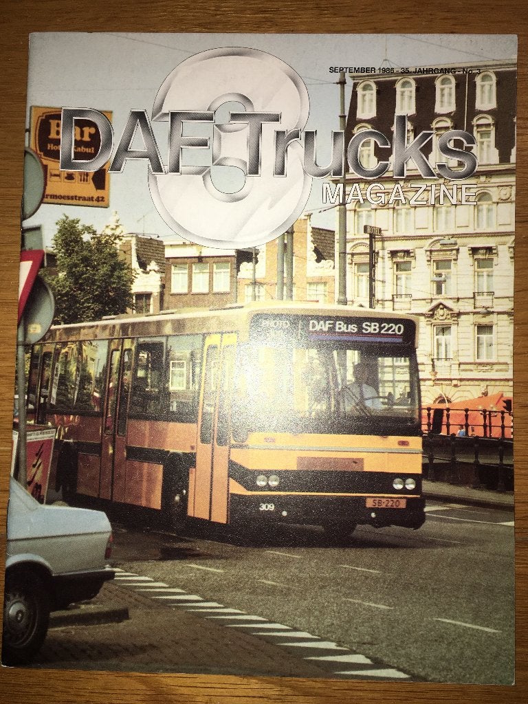 DAF Bus SB220 MB TB brochure folder Den Oudsten LAG Hainje, Ophalen of Verzenden, Zo goed als nieuw, Overige merken