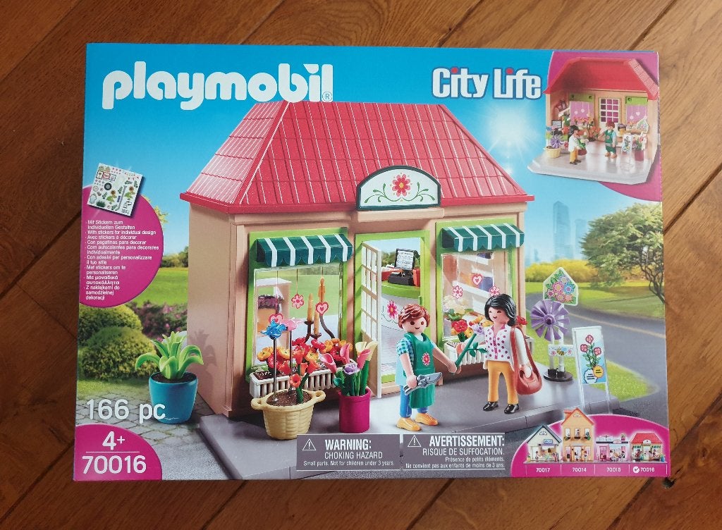 Playmobil 70016 Bloemen winkel uit serie Mijn Playmobil Stad, Ophalen of Verzenden, Nieuw, Complete set