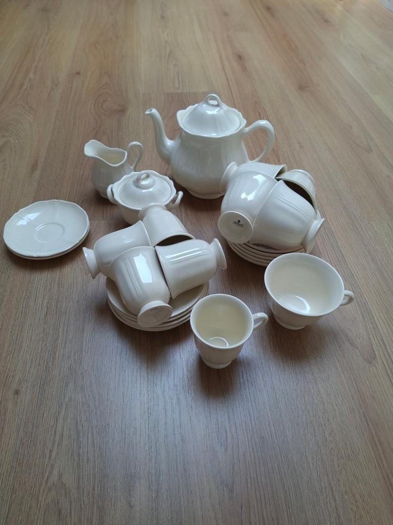 Wedgewood queens plain koffie/thee set, Ophalen
