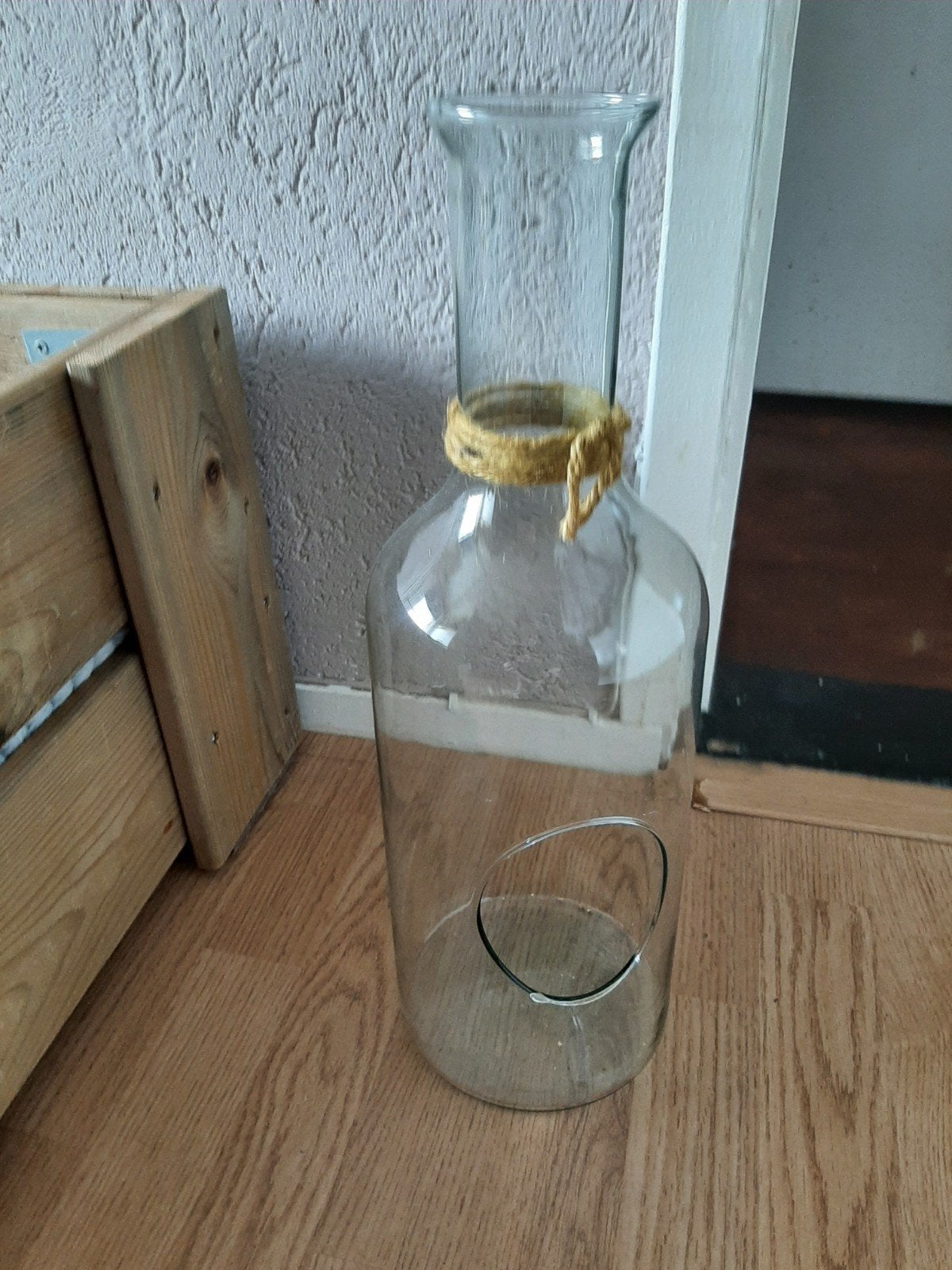 Mooie glazen stolp - Ophalen of verzenden mogelijk, Glas, Ophalen of Verzenden, Gebruikt
