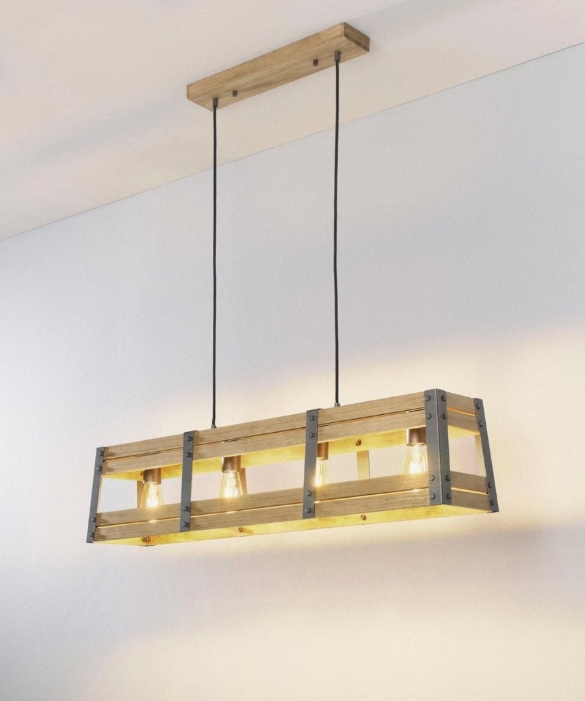 Casa Antik Hanglamp (Nieuw in doos), Ophalen of Verzenden, Nieuw, Hout, E27 (groot)