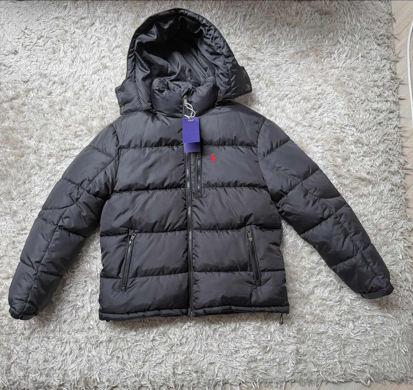 Polo Ralph Lauren Puffer Jacket Zwart - Maat M, Ophalen of Verzenden, Nieuw, Maat 48/50 (M), Zwart