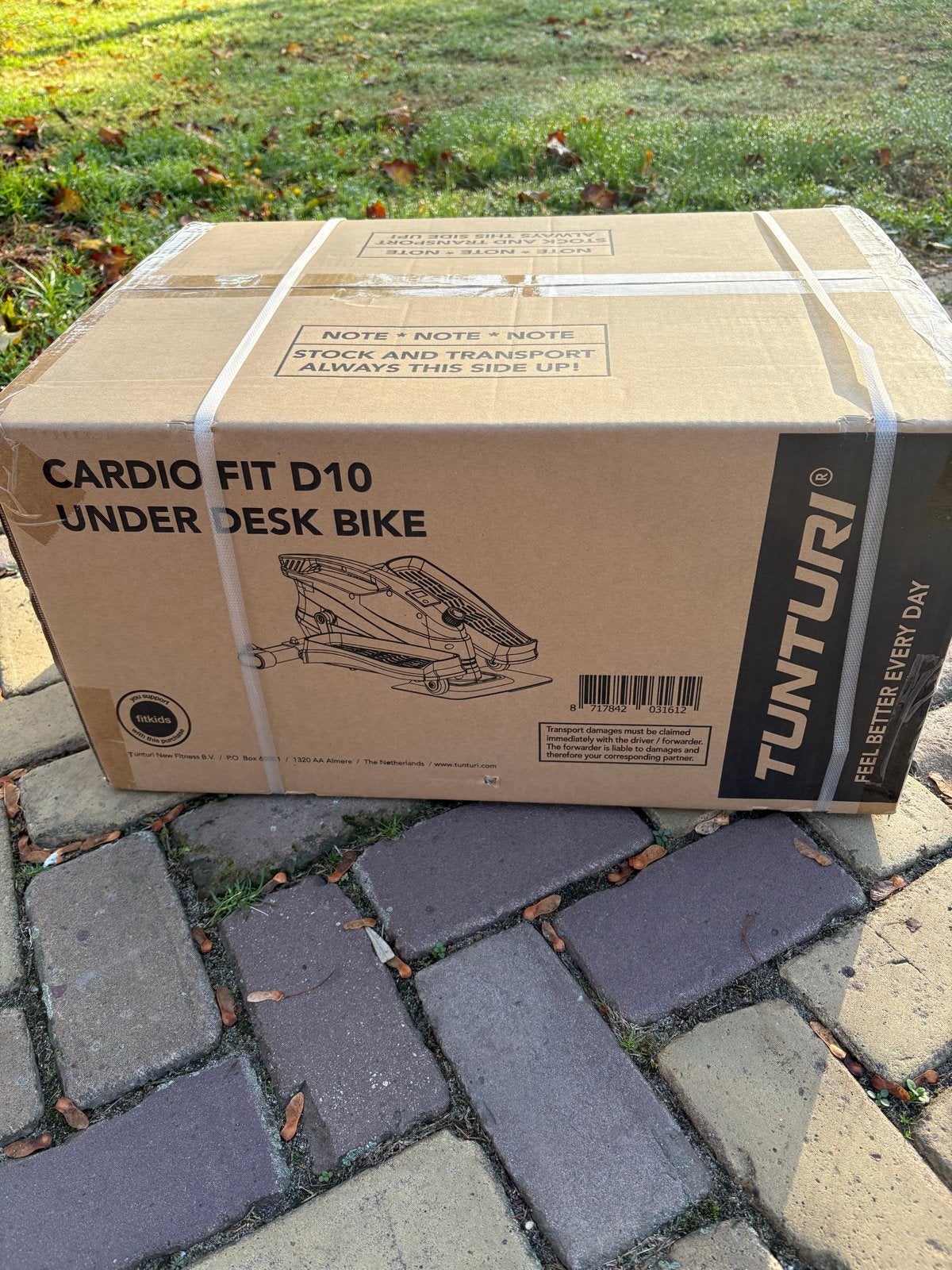 Tunturi Cardio Fit D10 Under Desk Bike nieuw (115€nieuw ), Nieuw, Ophalen of Verzenden, Metaal, Benen