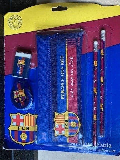 Schrijfwarenset FC Barcelona, Ophalen of Verzenden, Nieuw, Buitenlandse clubs, Overige typen