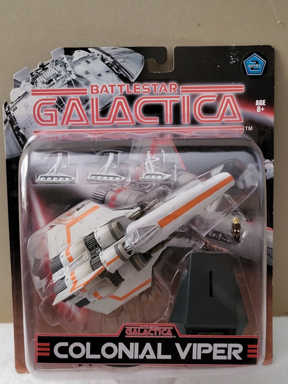 Battlestar Galactica Colonial Viper Starfighter Joyride MOC, Ophalen of Verzenden, Nieuw, Tv, Beeldje, Replica of Model