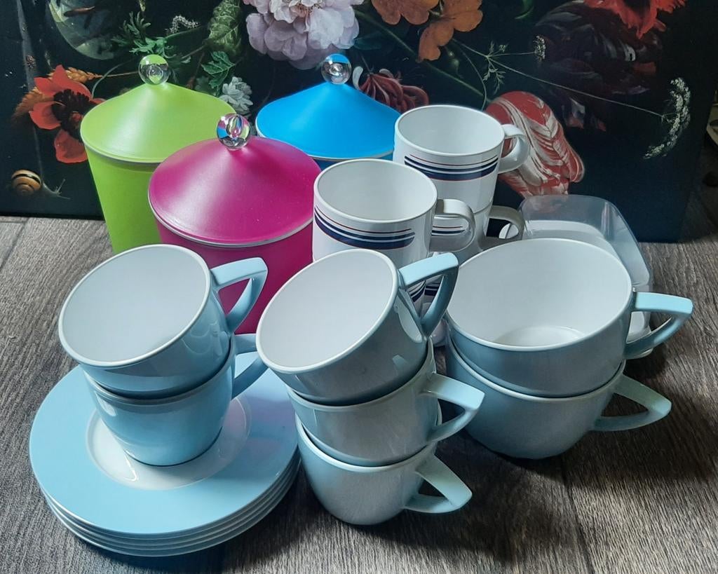 Mepal rosti servies, Caravans en Kamperen, Kampeeraccessoires, Gebruikt, Ophalen of Verzenden