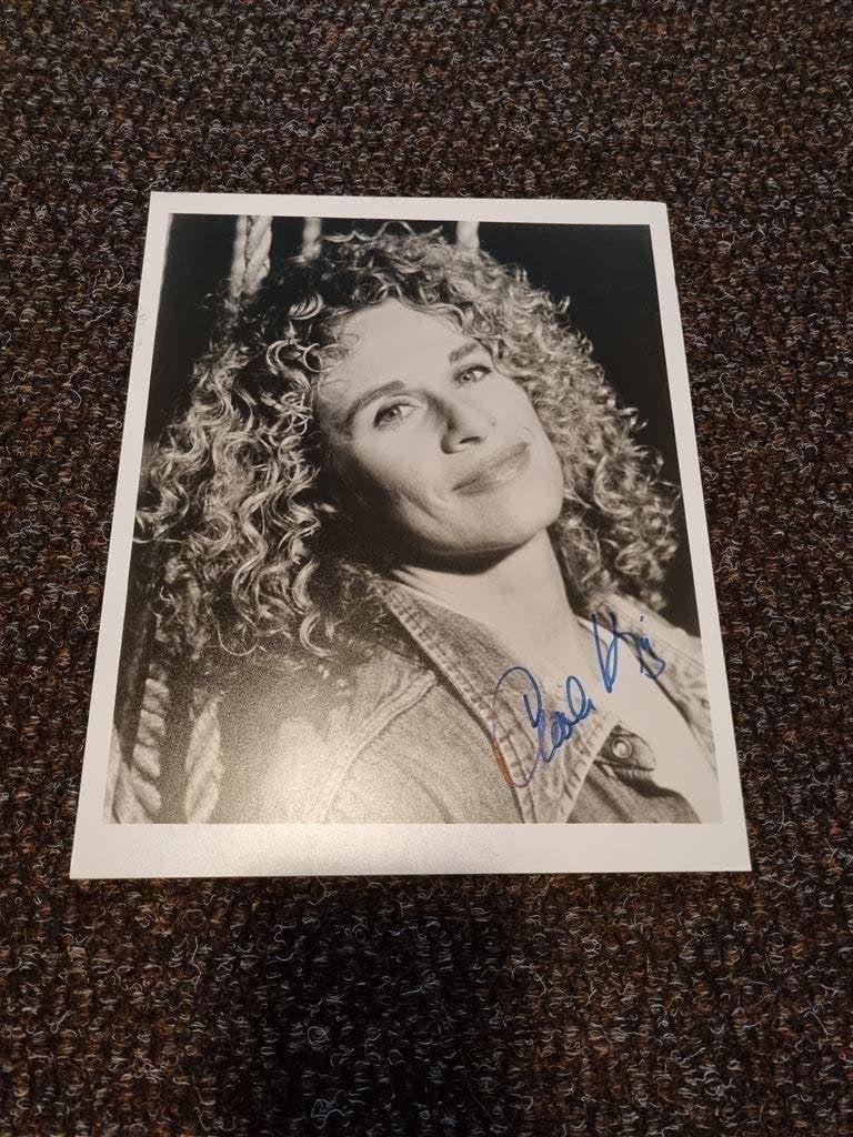 Gesigneerde foto Carole King ca. 20x25cm, Ophalen of Verzenden, Nieuw, Film, Foto of Kaart