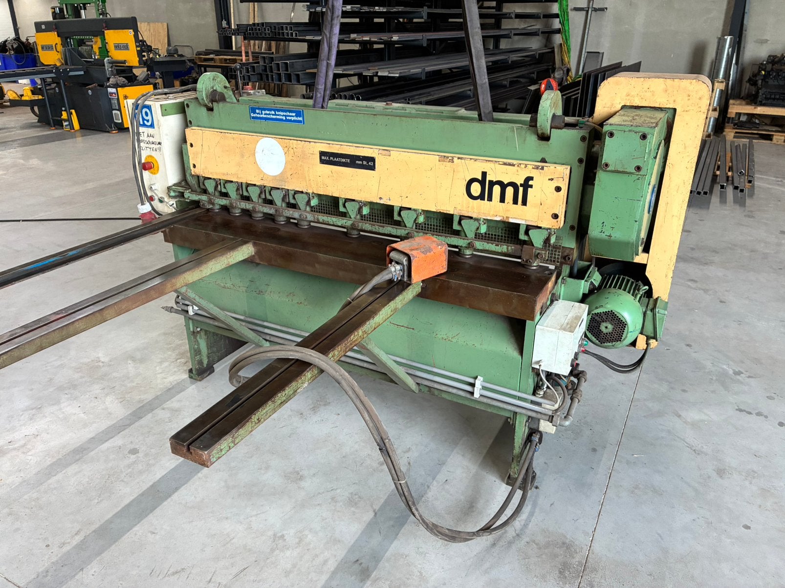 DMF plaatschaar, Zakelijke goederen, Machines en Bouw | Metaalbewerking, Ophalen