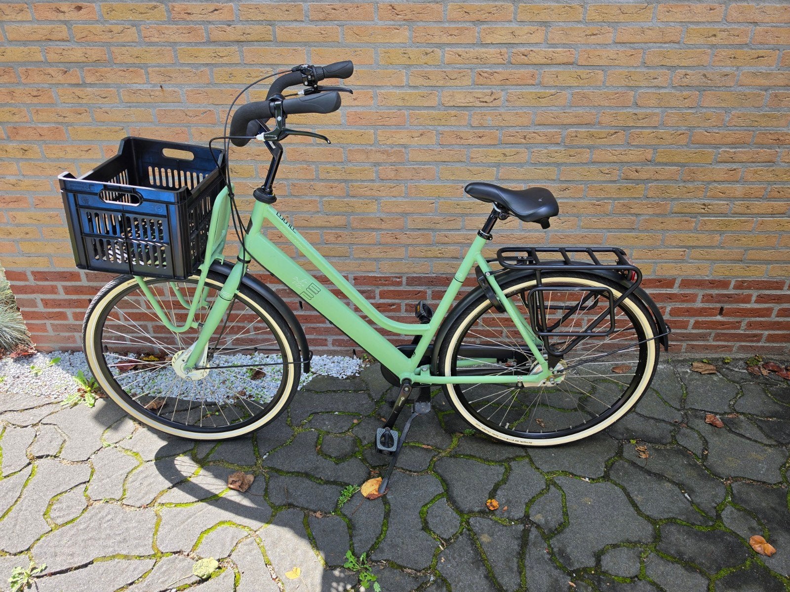 28 inch Moederfiets - Zo goed als nieuw, Zo goed als nieuw, 0 zitjes, Dubbele standaard, Ophalen