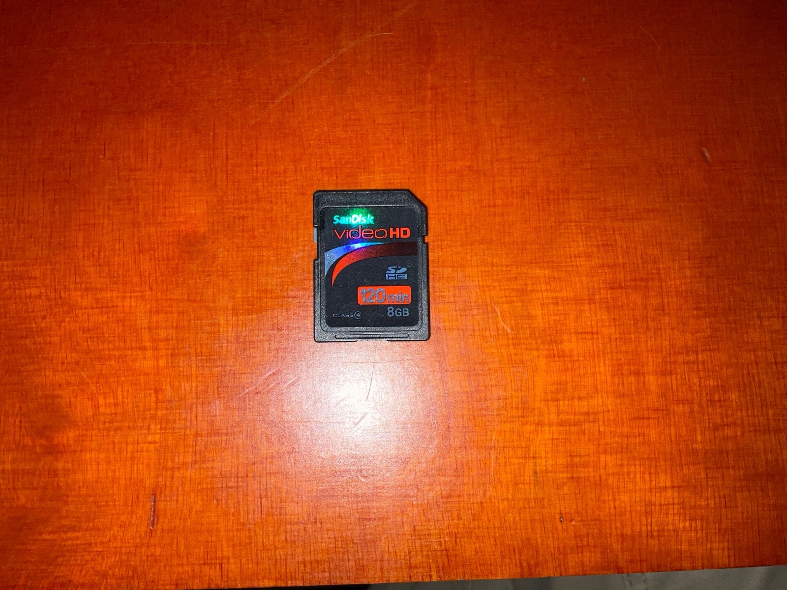 SanDisk Video HD SD-kaart 8GB, Audio, Tv en Foto, SD, Gebruikt, Geschikt voor Full HD video, 8 GB