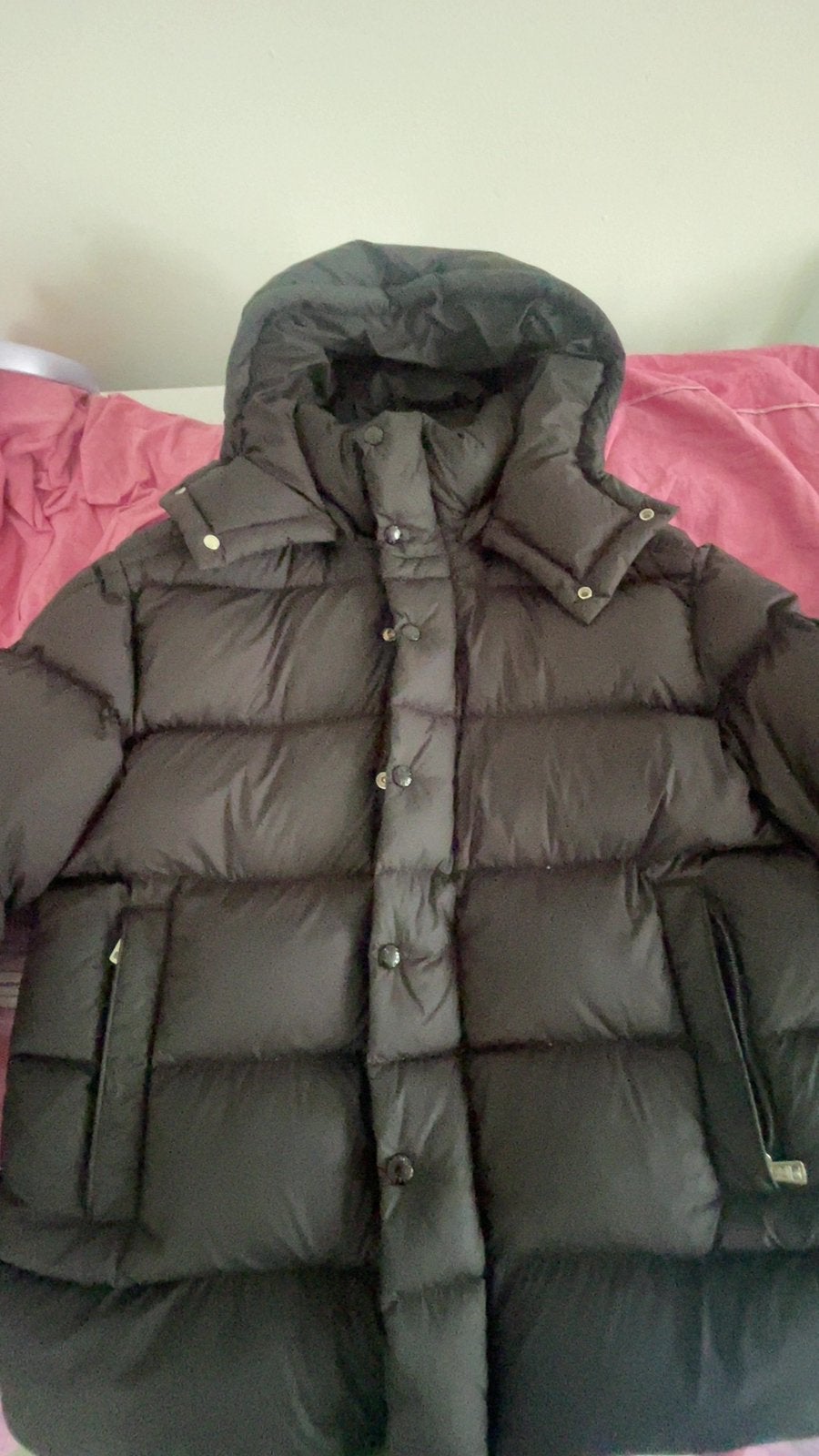Moncler verzere, Ophalen of Verzenden, Zo goed als nieuw, Zwart