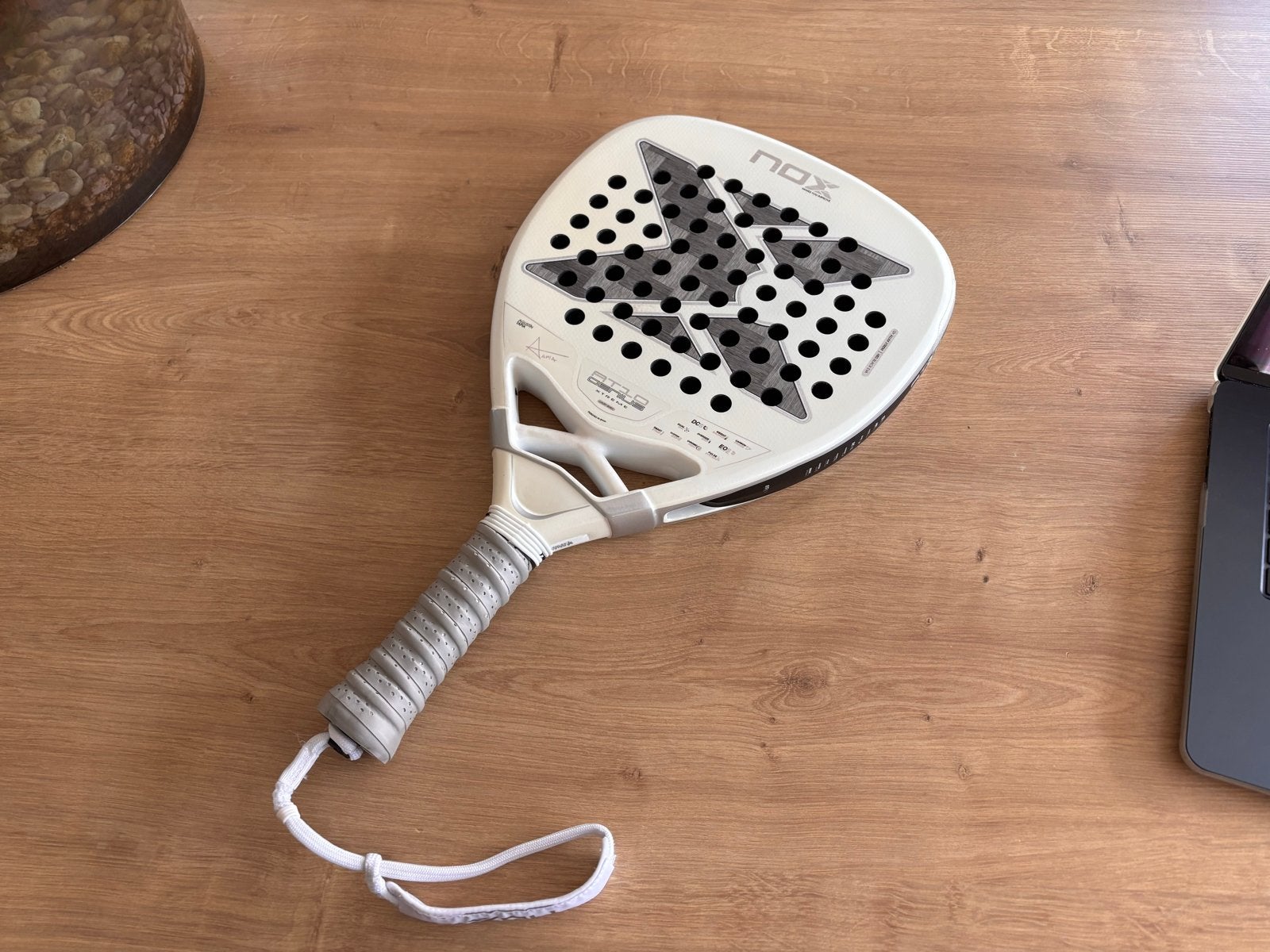 Nox AT10 Genius Attack 18K Agustin Tapia Padelracket, Ophalen of Verzenden, Nieuw, Padelracket