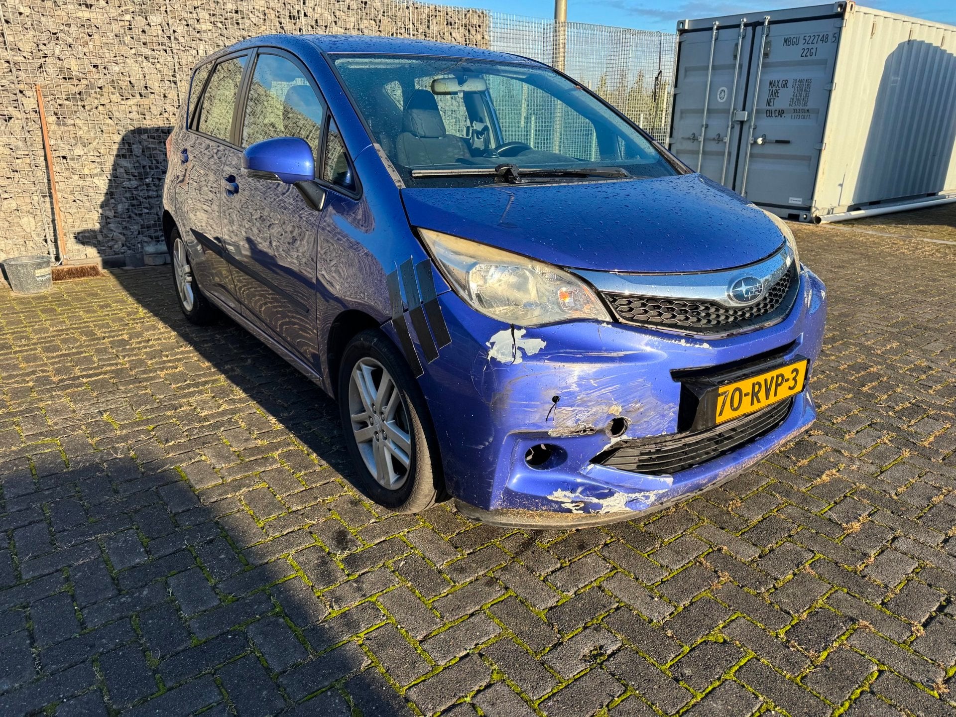 Subaru Trezia 1.3 Luxury | Div. schades | Toyota Verso |, Auto's, Voorwielaandrijving, Euro 5, Trezia, Blauw