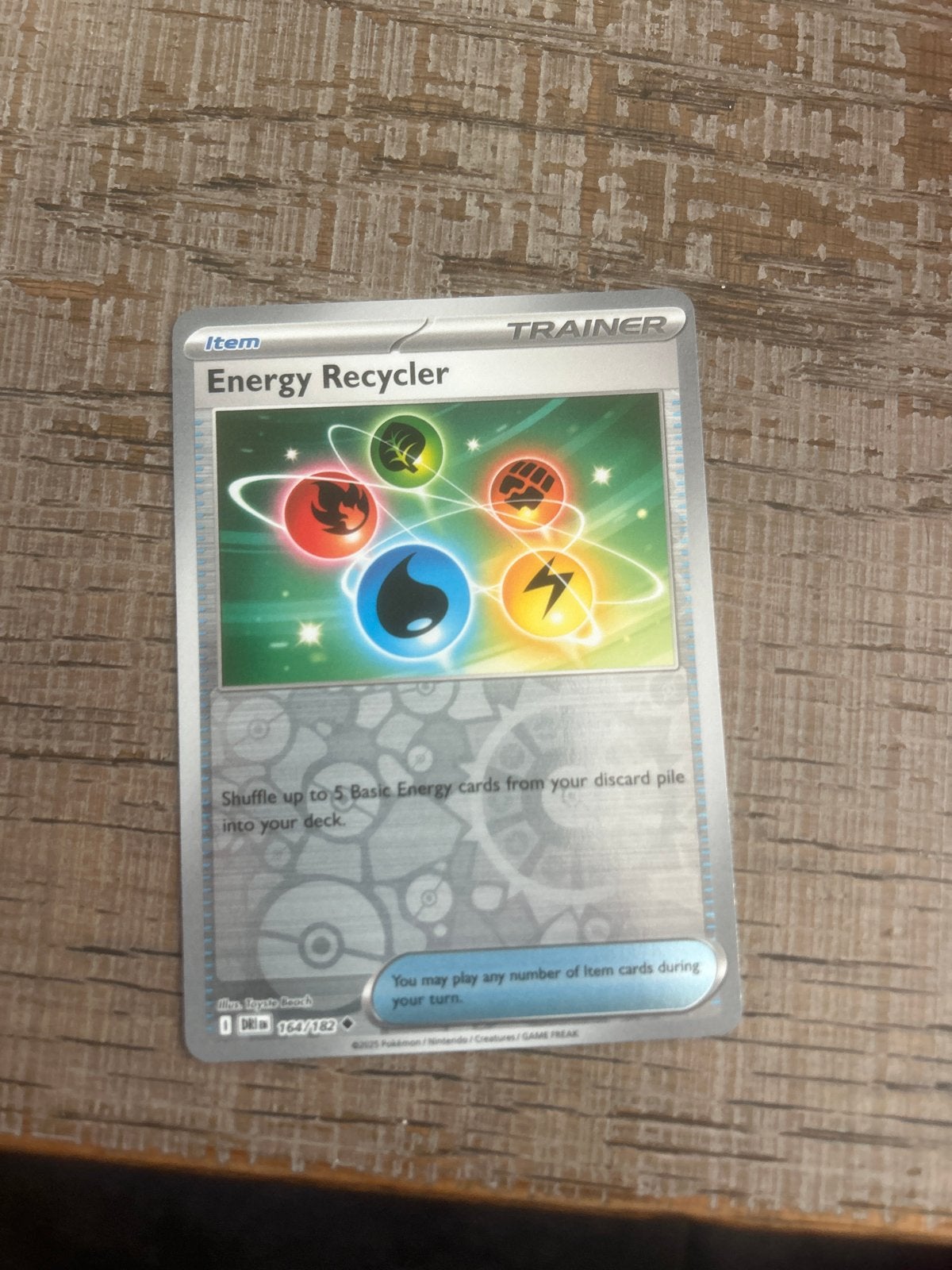 Pokémon TCG: Energy Recycler Trainer Kaart (964/182), Ophalen of Verzenden, Zo goed als nieuw, Losse kaart