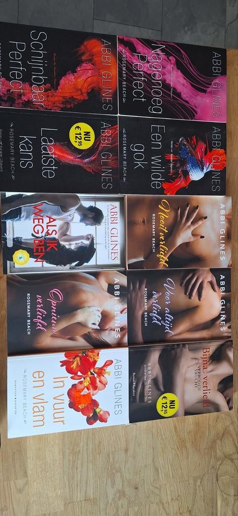 Abbi Glines boeken - Rosemary Beach serie (deels nieuw), Ophalen of Verzenden, Gelezen, Abbi Glines