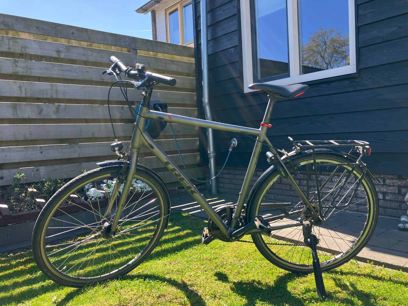 TREK herenfiets X300 28 inch, Fietsen en Brommers, Fietsen | Heren | Herenfietsen, Gebruikt, Velgrem, Versnellingen, 57 tot 61 cm