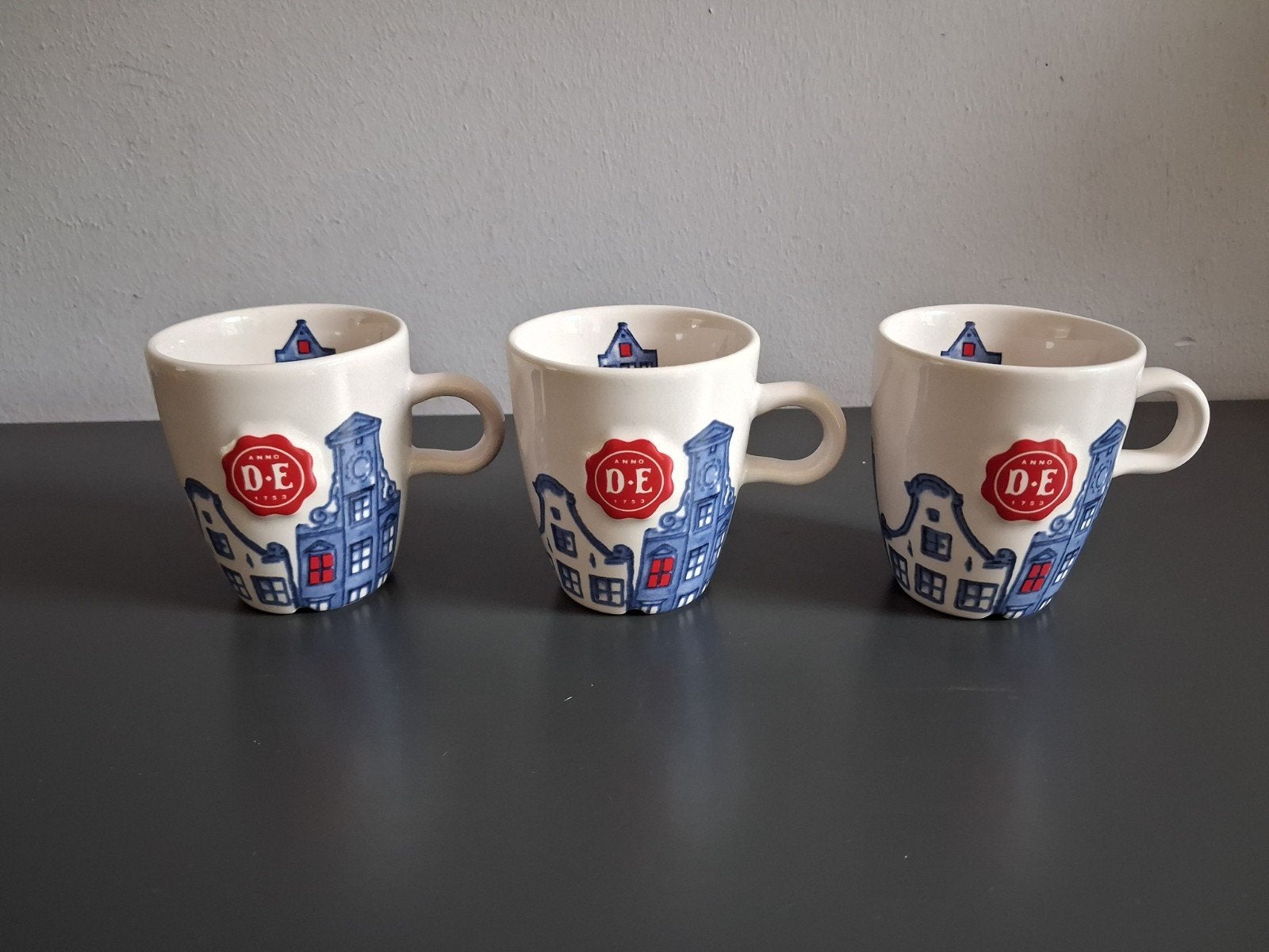 Douwe Egberts Mokken senseo Hollandsche waaren Grachtenpand, Overige merken, Zo goed als nieuw, Klassiek, Keramiek