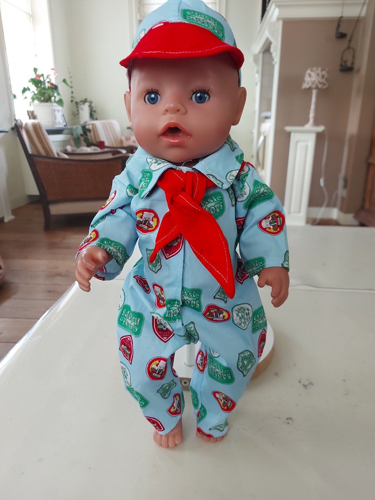 Stoere race set jongens baby born pop 43cm, Ophalen of Verzenden, Nieuw, Babypop