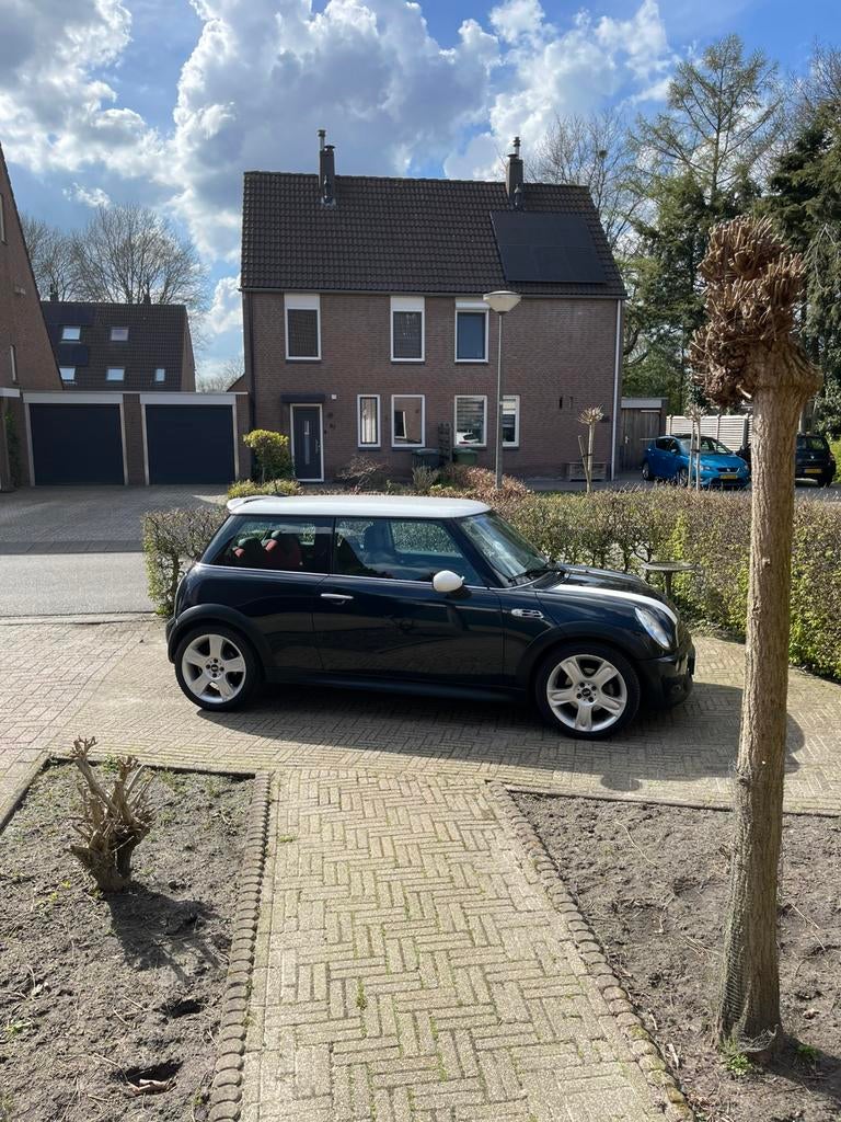 Mini Cooper S R53 Facelift –2006 –Laatste serie -Compressor, Voorwielaandrijving, 4 cilinders, 4 stoelen, Leder en Stof