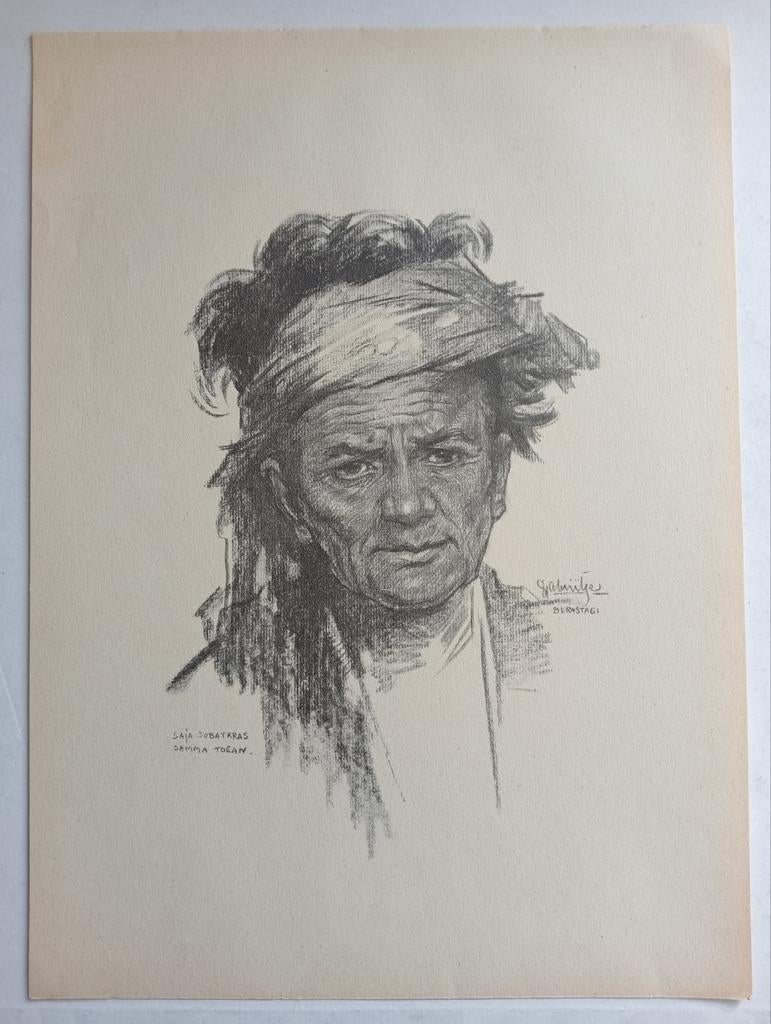 Gabrielse prent Nederlands Indië Indonesië, Ophalen of Verzenden, Voor 1940, Gebruikt, Overige onderwerpen