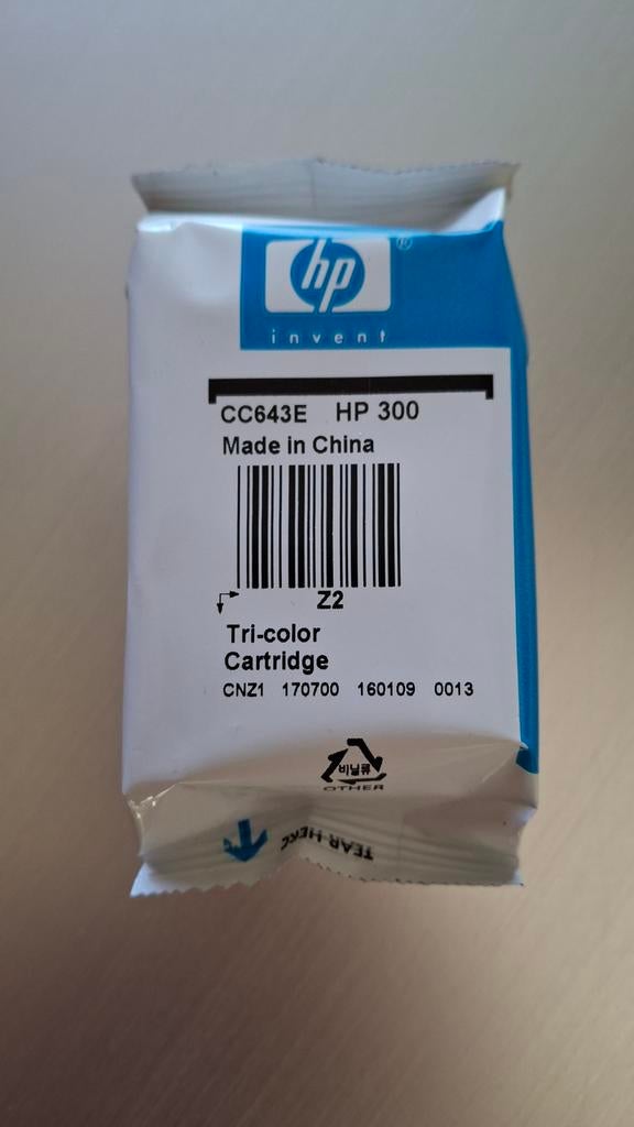 Te koop cartridge Tri-color HP 300, Ophalen of Verzenden, Nieuw
