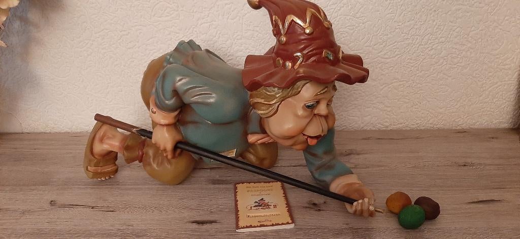 laven  Luck de onderhandse biljarter met originele ballen, Verzamelen, Efteling, Ophalen of Verzenden, Zo goed als nieuw, Beeldje of Poppetje