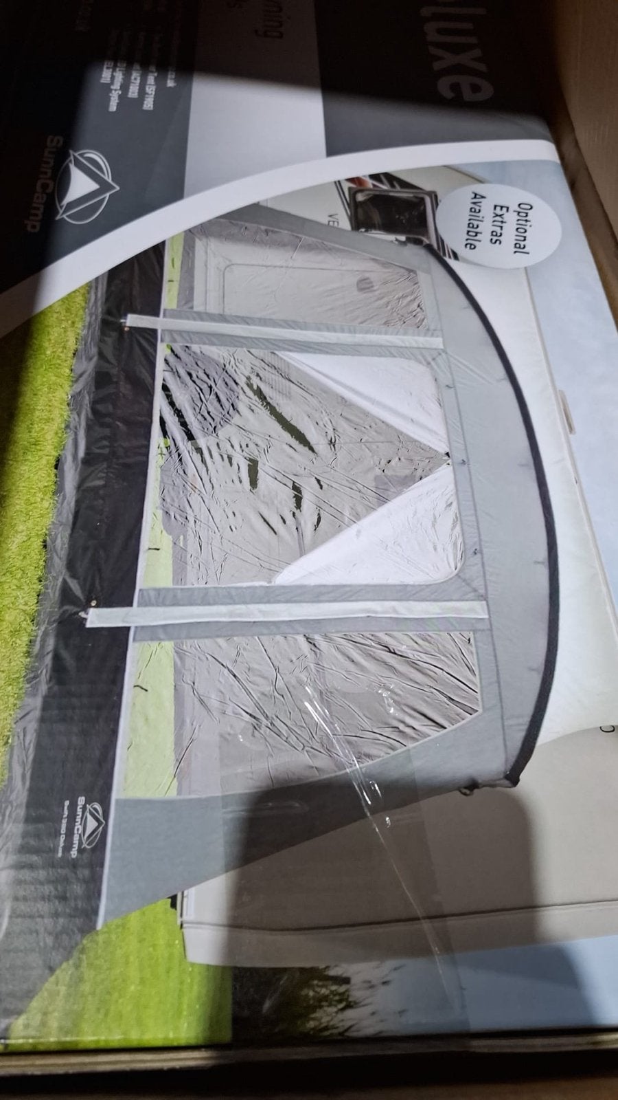 SunnCamp Voortent Swift Deluxe 390 SC - Nieuw in doos!, Ophalen of Verzenden, Nieuw