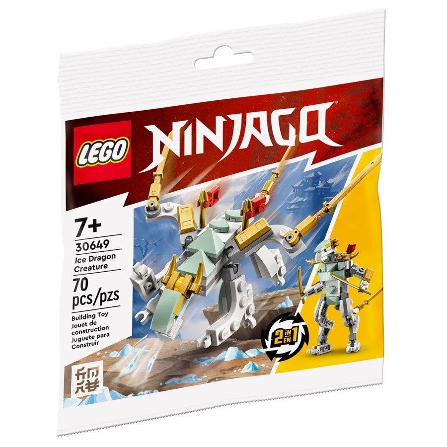 LEGO Ninjago 30649 IJsdraak * 't LEGOhuis *, Lego, Nieuw, Ophalen of Verzenden, X