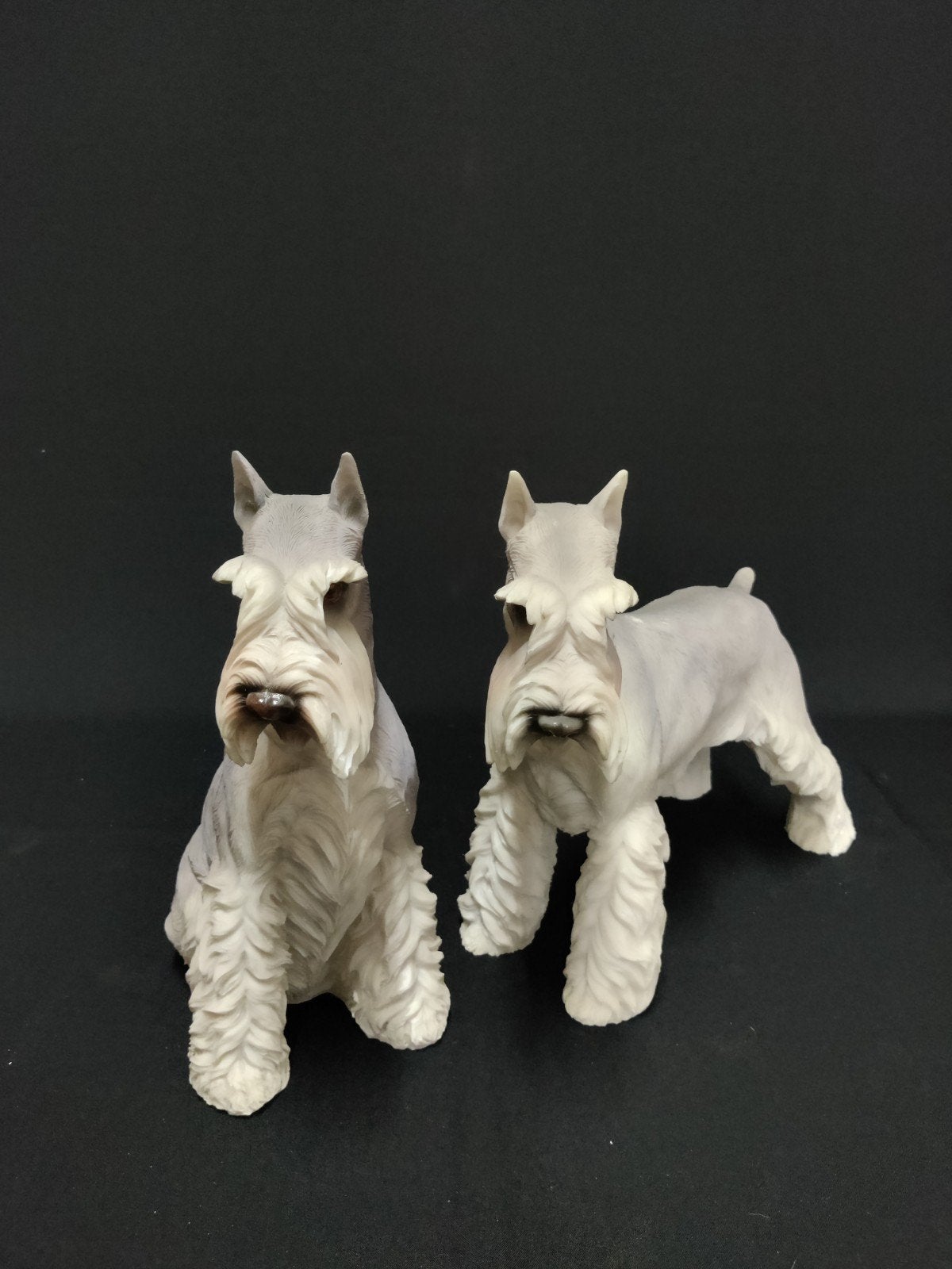 Schnauzers, Schnauzer zit en staand., Verzamelen, Ophalen of Verzenden, Nieuw, Dier