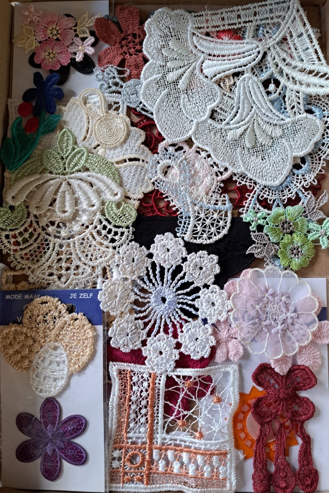 vintage applicaties kleuren, Hobby en Vrije tijd, Ophalen of Verzenden