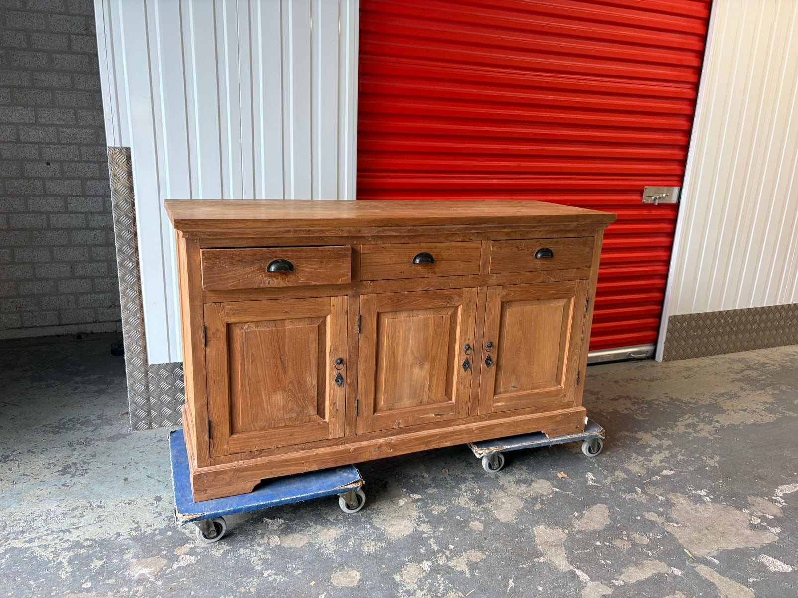 Dressoir teak ziet er super uit, Huis en Inrichting, Gebruikt, 150 tot 200 cm, Teakhout, Ophalen of Verzenden