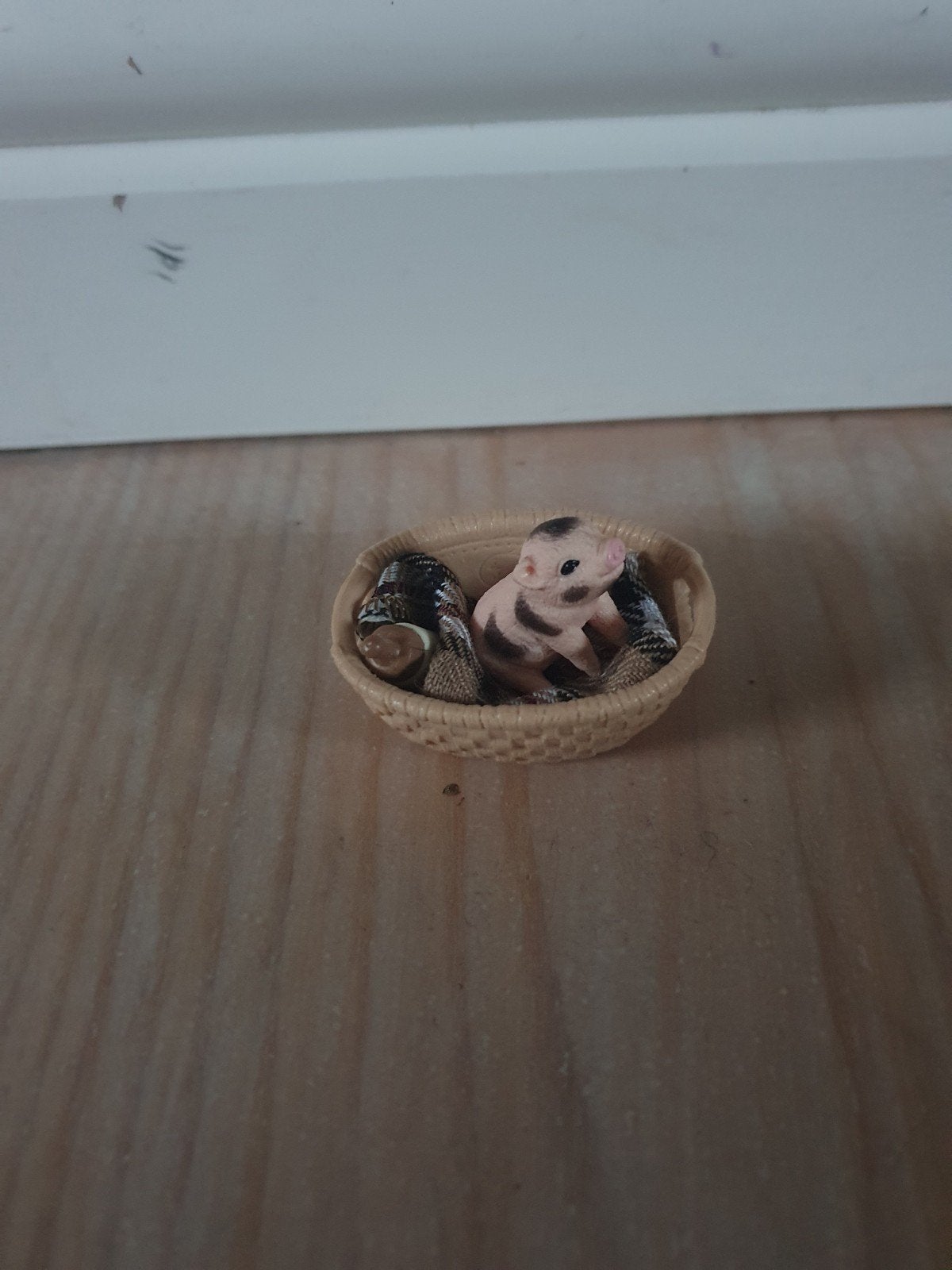 Schleich varkentje, Ophalen of Verzenden, Paard, Beeldje of Figuurtje