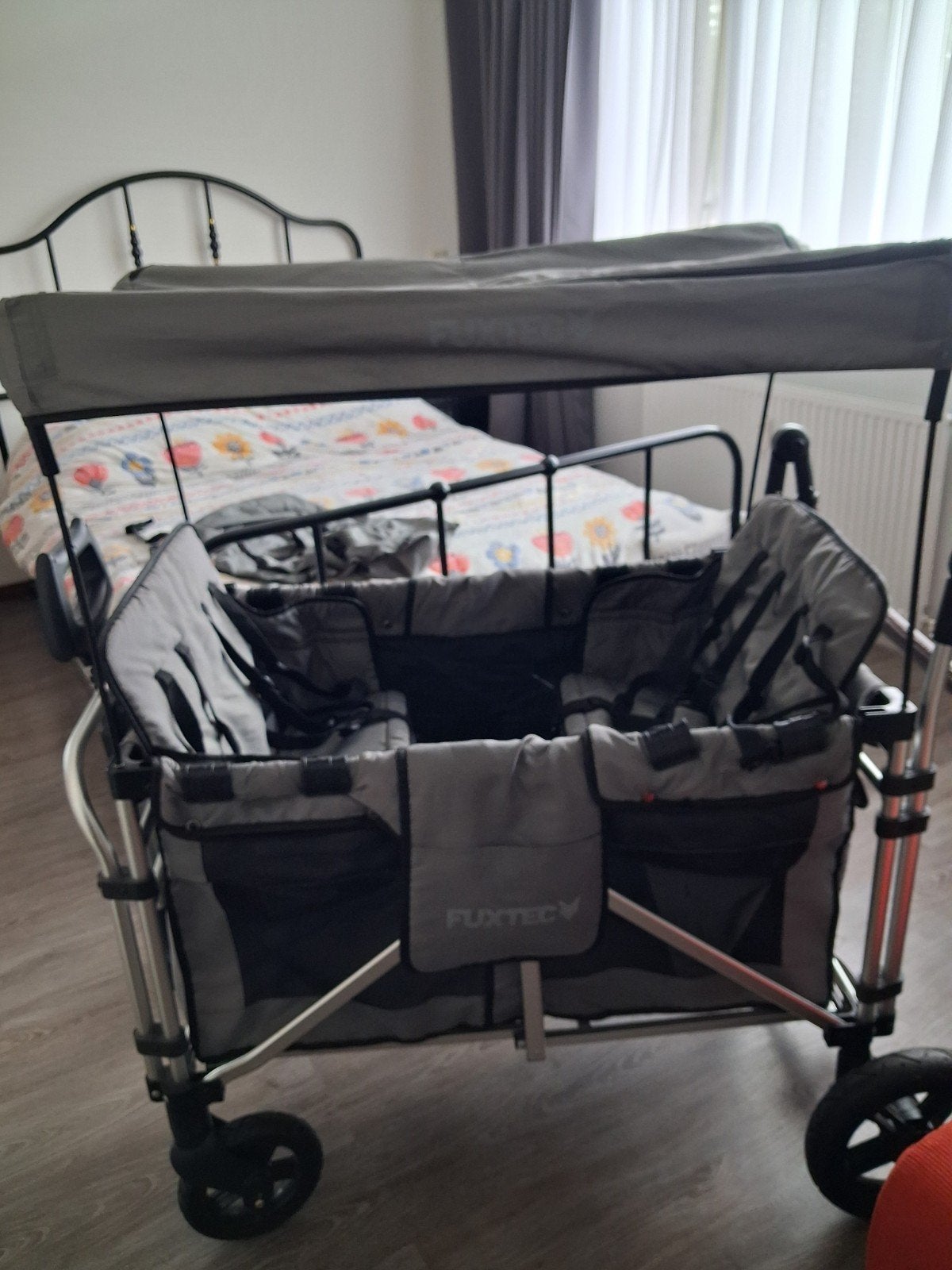 Fuxtec bolderkar 4 kinderen, Ophalen