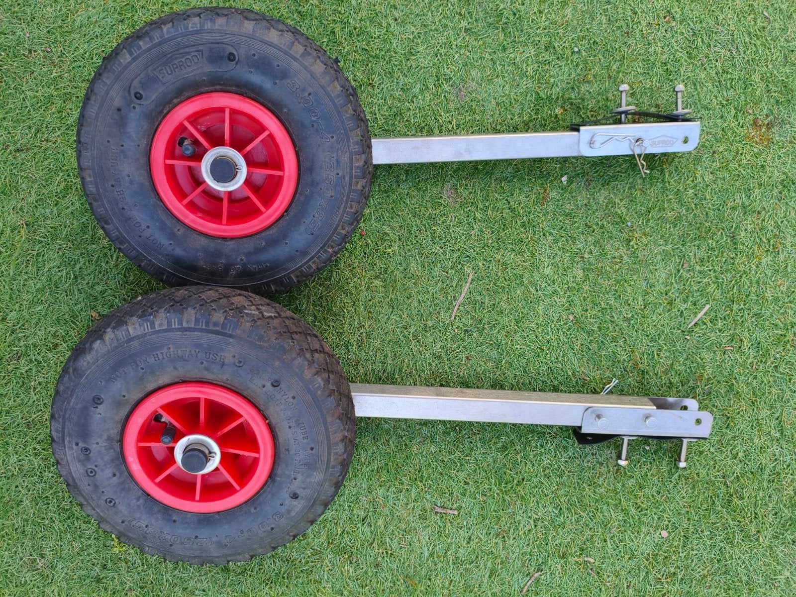 Rubberboot strand wielen - Set van 2, Watersport en Boten, Ophalen of Verzenden, Overige typen
