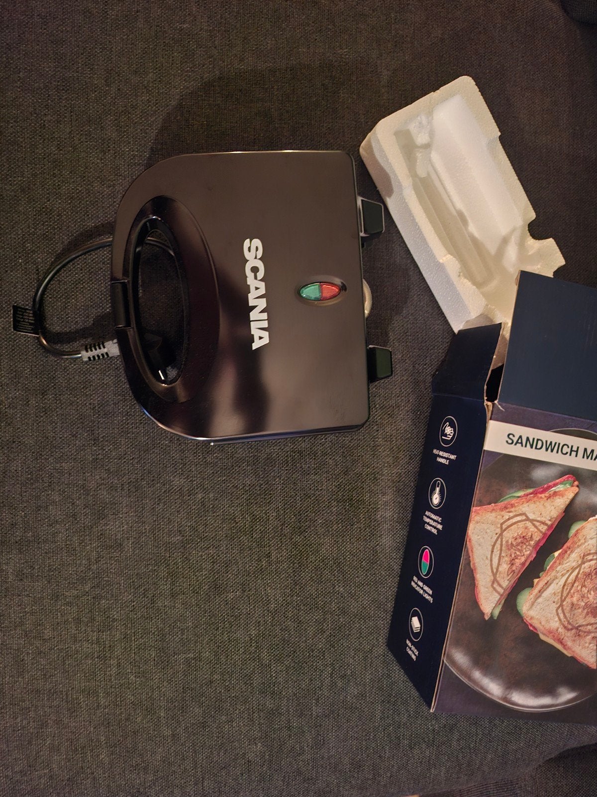 Nieuwe Scania Sandwichmaker - Ongebruikt in verpakking, Ophalen of Verzenden, Nieuw