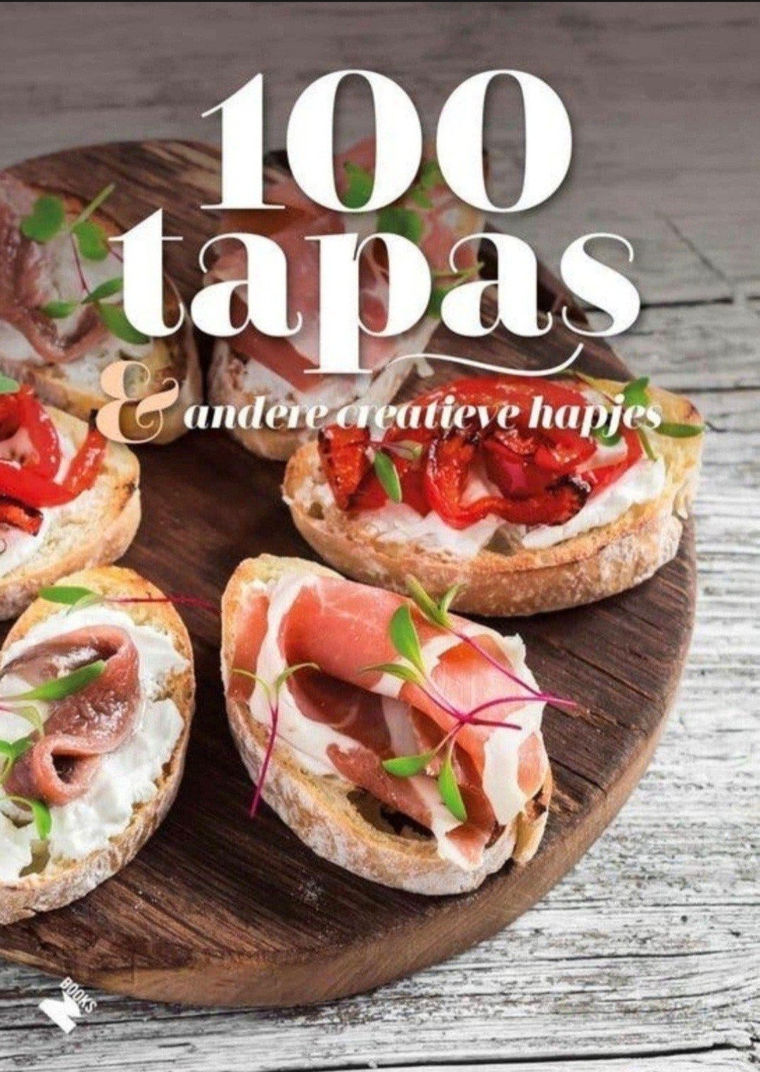 100 tapas & andere creatieve hapjes

Een menu van kleine ger, Verzenden, Zo goed als nieuw