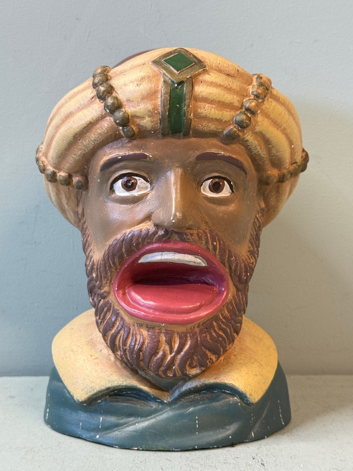 Vintage Handgeschilderde Gaper - Apothekers Uithangbord, Ophalen of Verzenden
