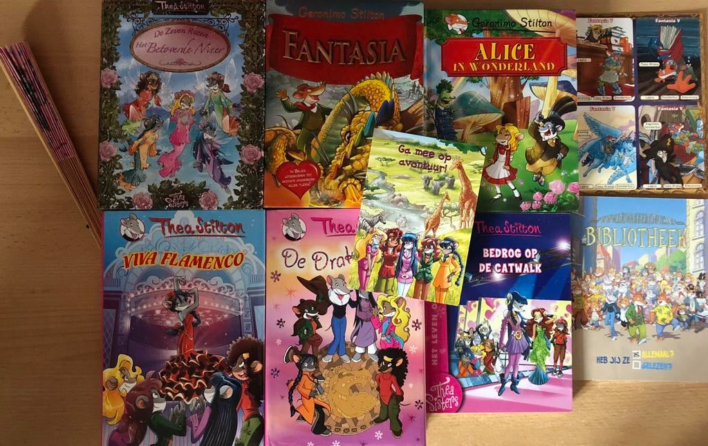 Geronimo & Thea Stilton Boeken., Boeken, Ophalen of Verzenden, Zo goed als nieuw