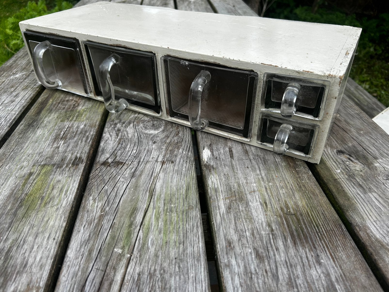 vintage glazen gruttersbakken (Piet Zwart), Ophalen